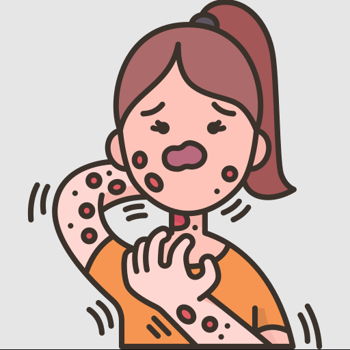 온몸이 간지러움