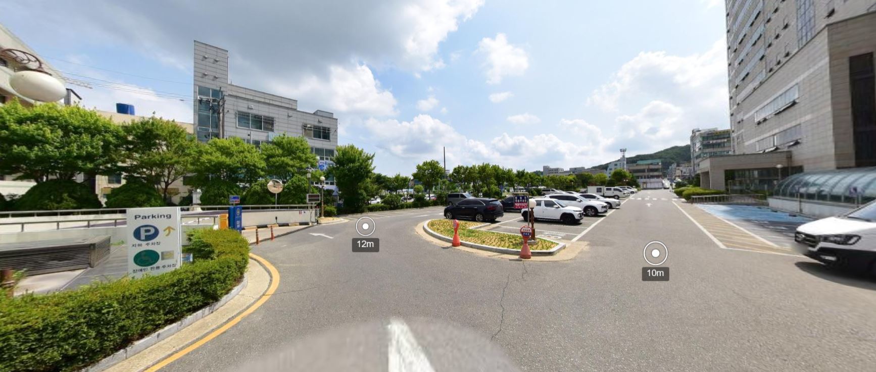 군산시청 주차장