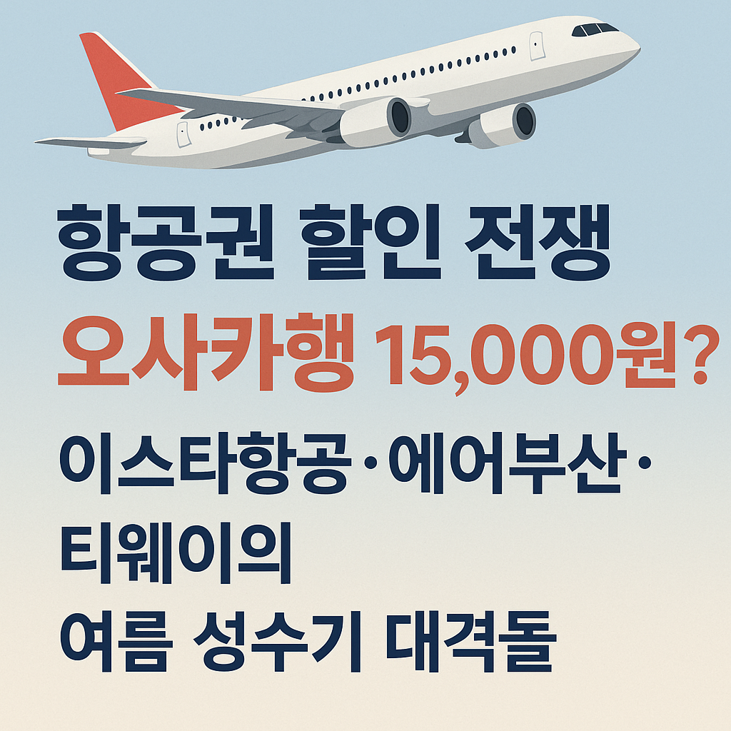 항공권 할인 전쟁