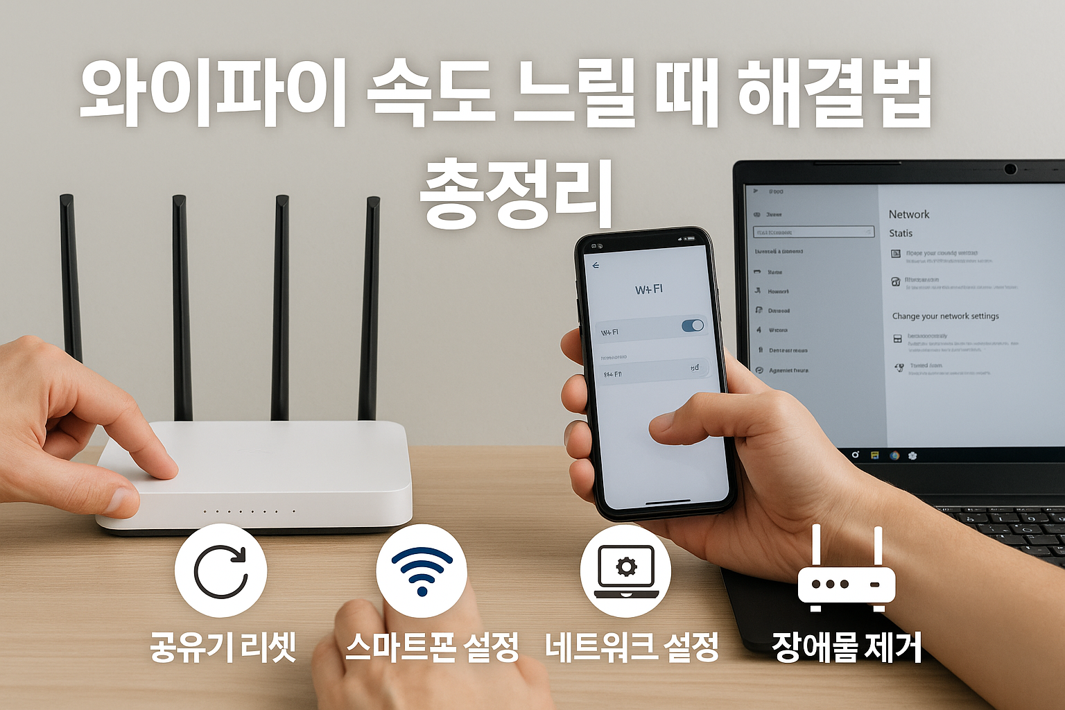 와이파이 속도 느릴 때 해결법 총정리 관련 이미지