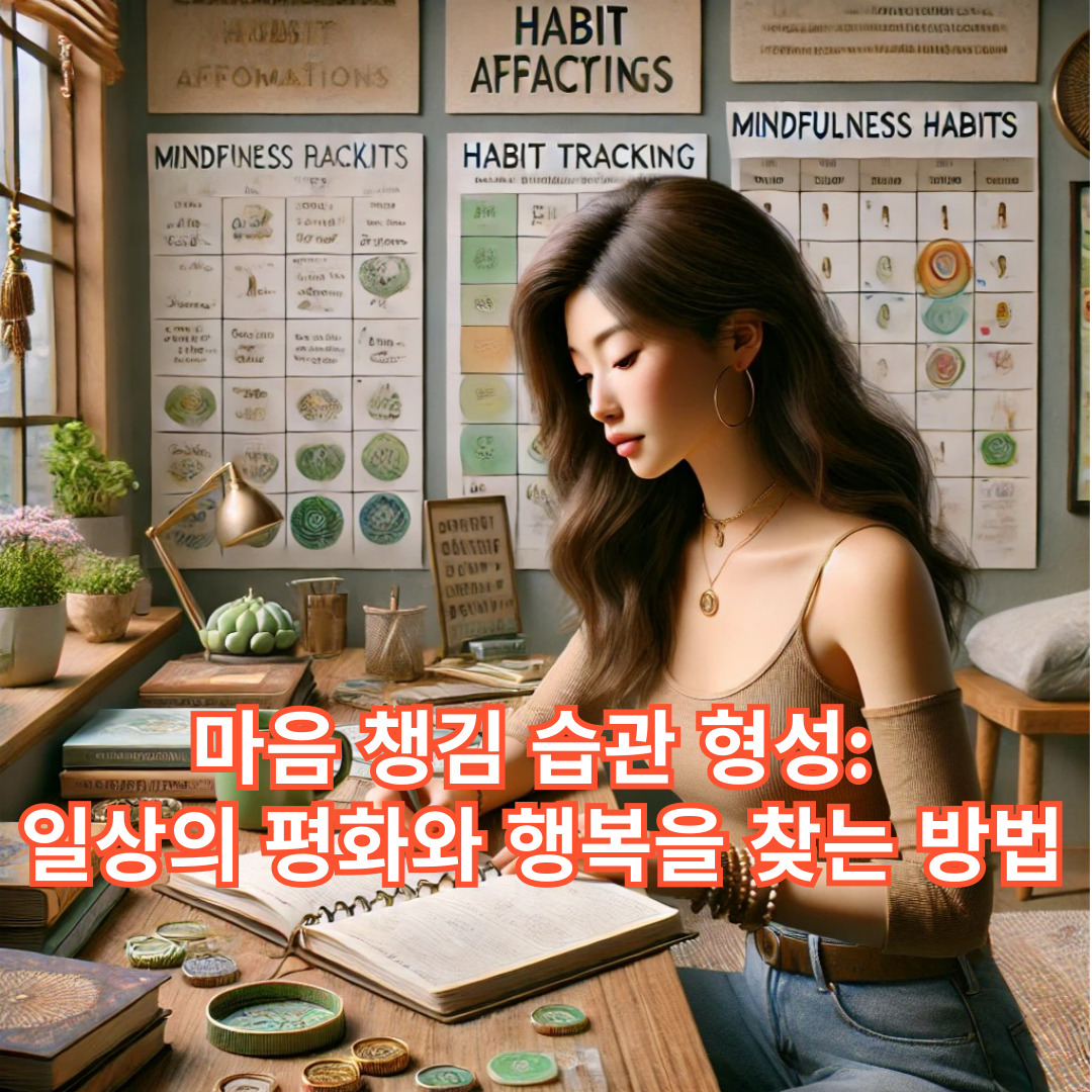 마음 챙김 습관 형성: 일상의 평화와 행복을 찾는 방법