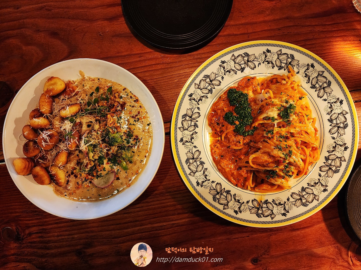 매콤한 크림 뇨끼, 게살 로제 크림