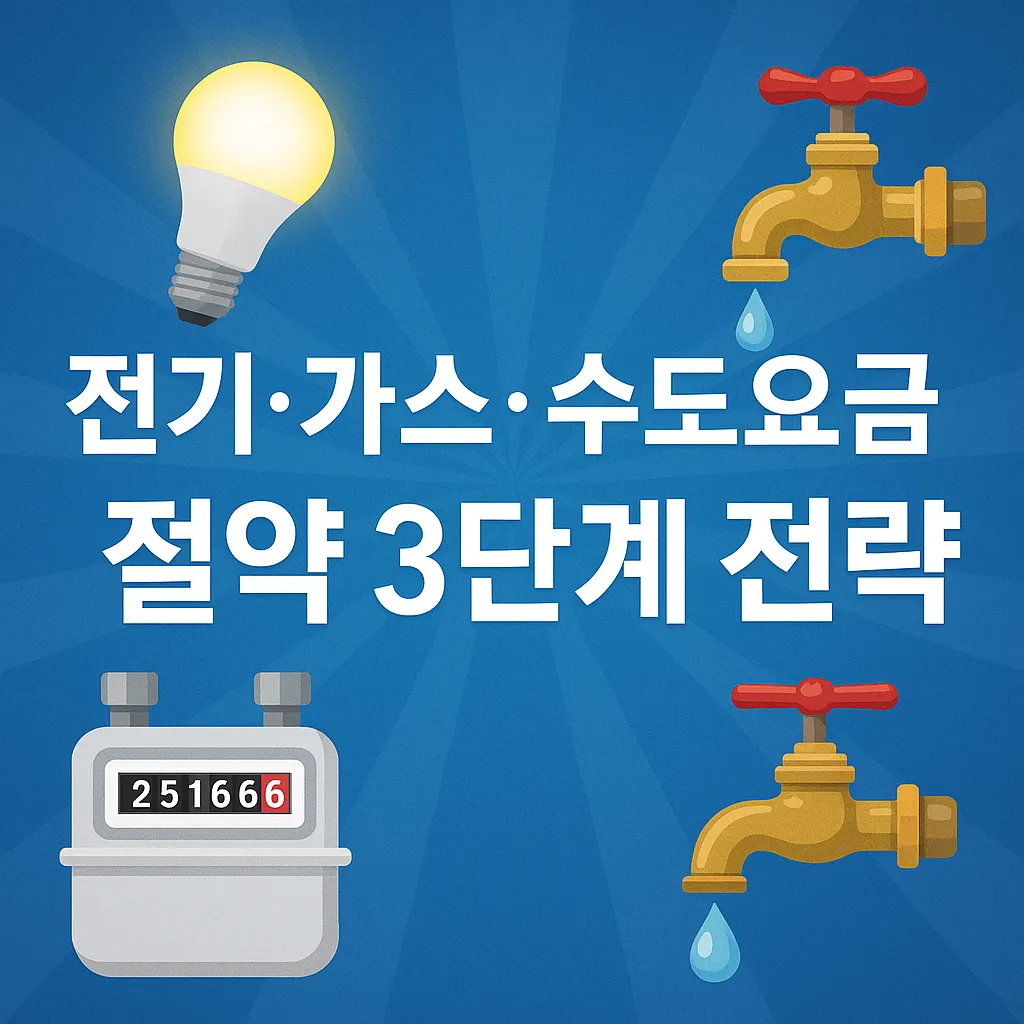 전기&middot;가스&middot;수도요금 완전 절약법