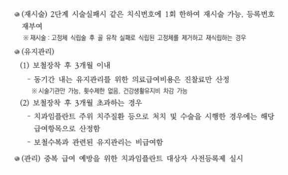 의료급여 치과임플란트 지원사업