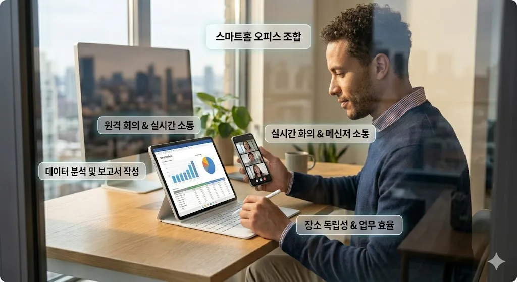 태블릿 vs 스마트폰 생산성 비교 (즉시성, 멀티태스킹, 기기 선택)