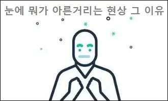 눈에 뭐가 아른거리는 현상 그 이유