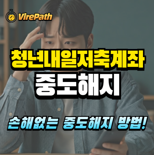청년내일저축계좌 중도해지 알아보기