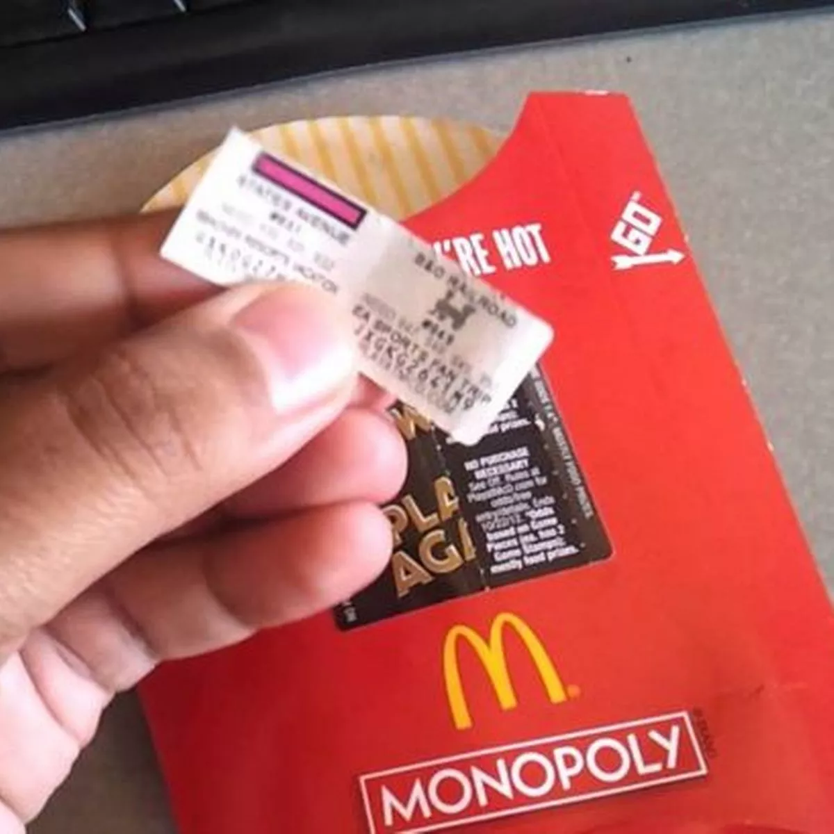 ‘McDonald’s Monopoly’