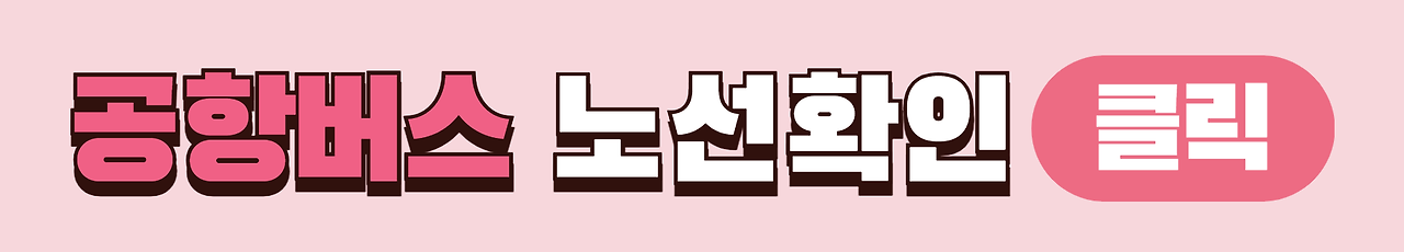 용인공용시외버스터미널에서 인천공항 리무진 공항버스 노선확인