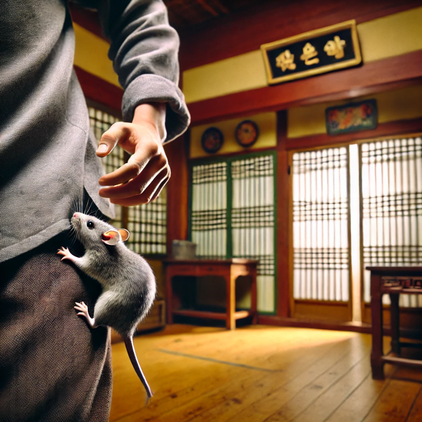 쥐가 엉덩이 무는 꿈