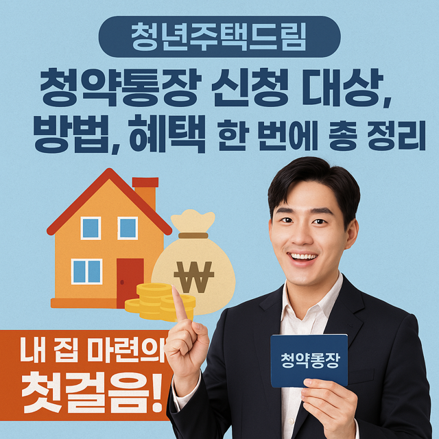 청년주택드림 청약통장 신청 대상