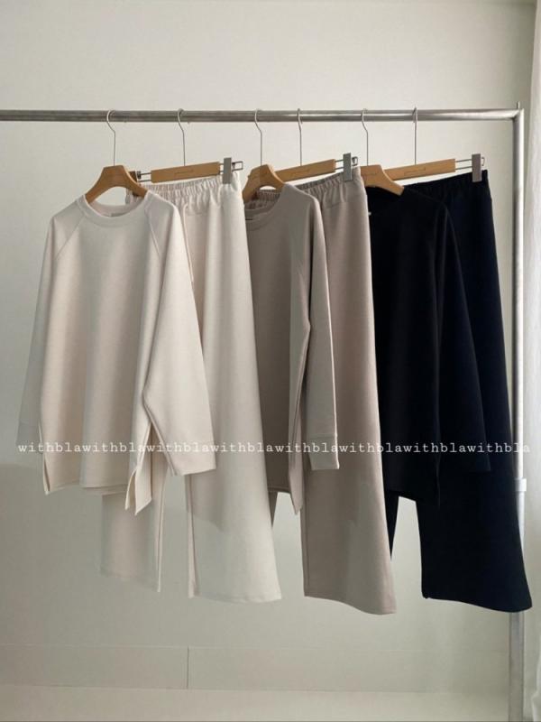 여성 츄리닝 상하세트 엄마 등원룩 통바지 트레이닝복 세트(기모버전추가)