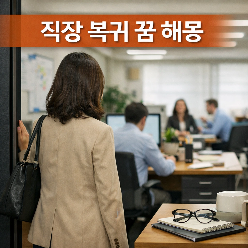 직장 복귀 꿈 해몽, 다시 일하는 꿈이 의미하는 심리 신호는?