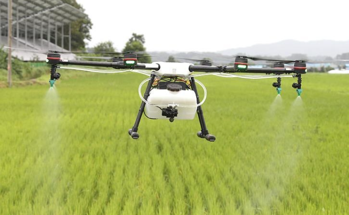농촌 드론 방제 서비스