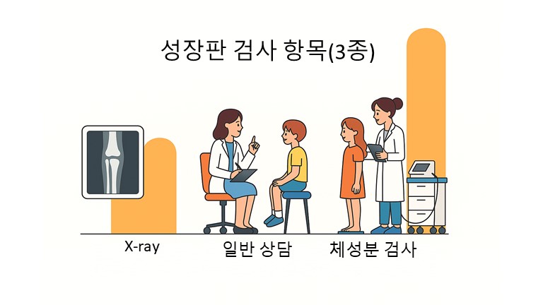 성장판 검사항목 정리 인포그래픽