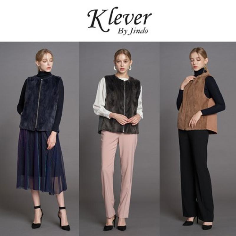 진도끌레베 진도 Klever 울 콤비 밍크베스트 K4W1MV01