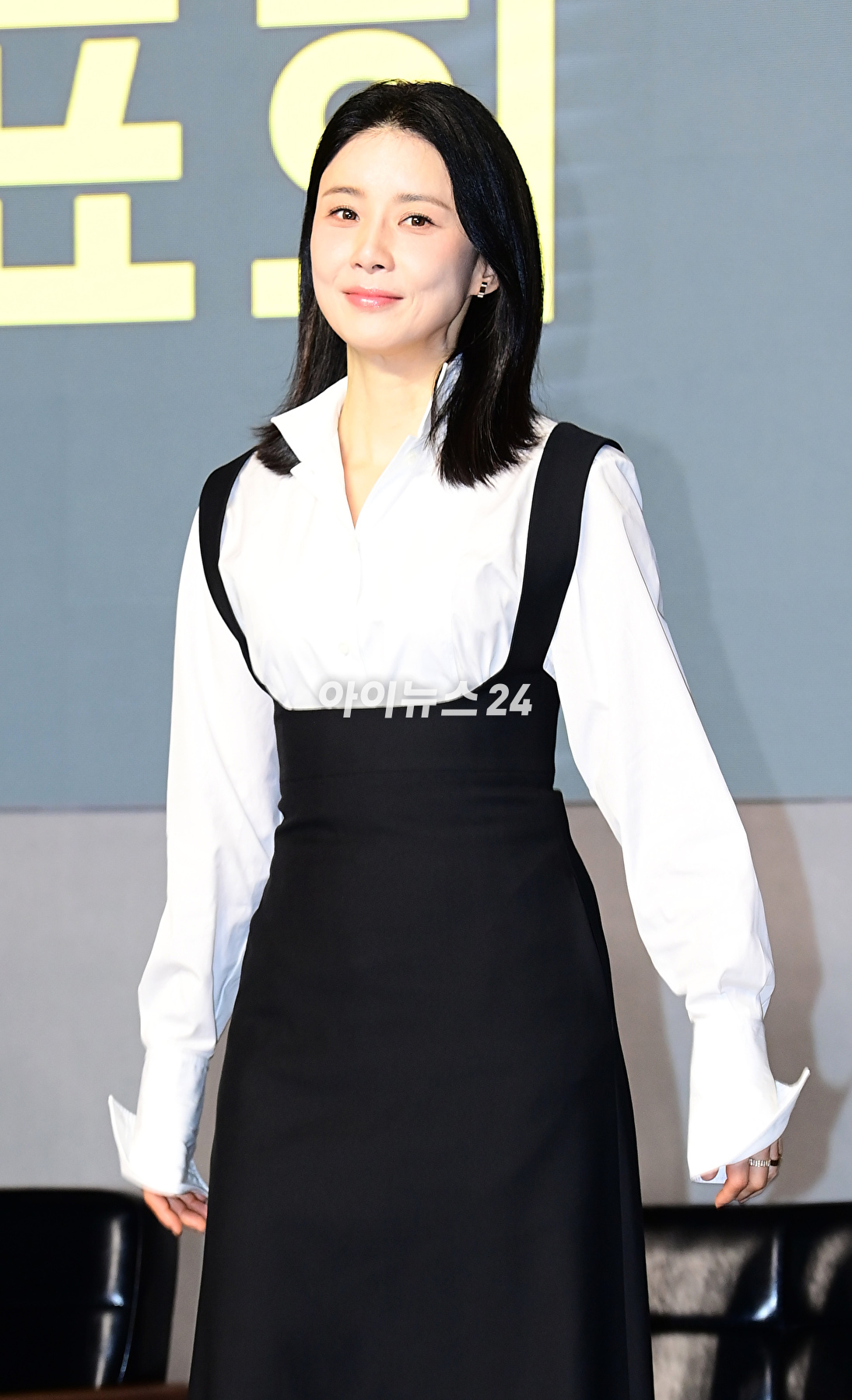 배우 이보영이 19일 오전 서울 강남구 역삼동 조선 팰리스 서울 강남에서 열린 쿠팡플레이 시리즈 '하이드' 제작발표회에 참석하고 있다. [사진=정소희 기자]