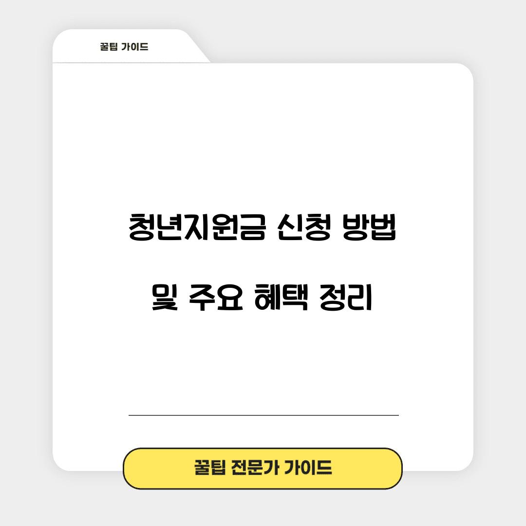 청년지원금