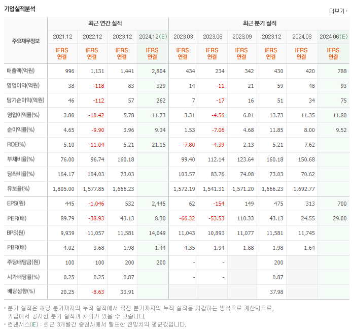 디와이피엔에프_실적