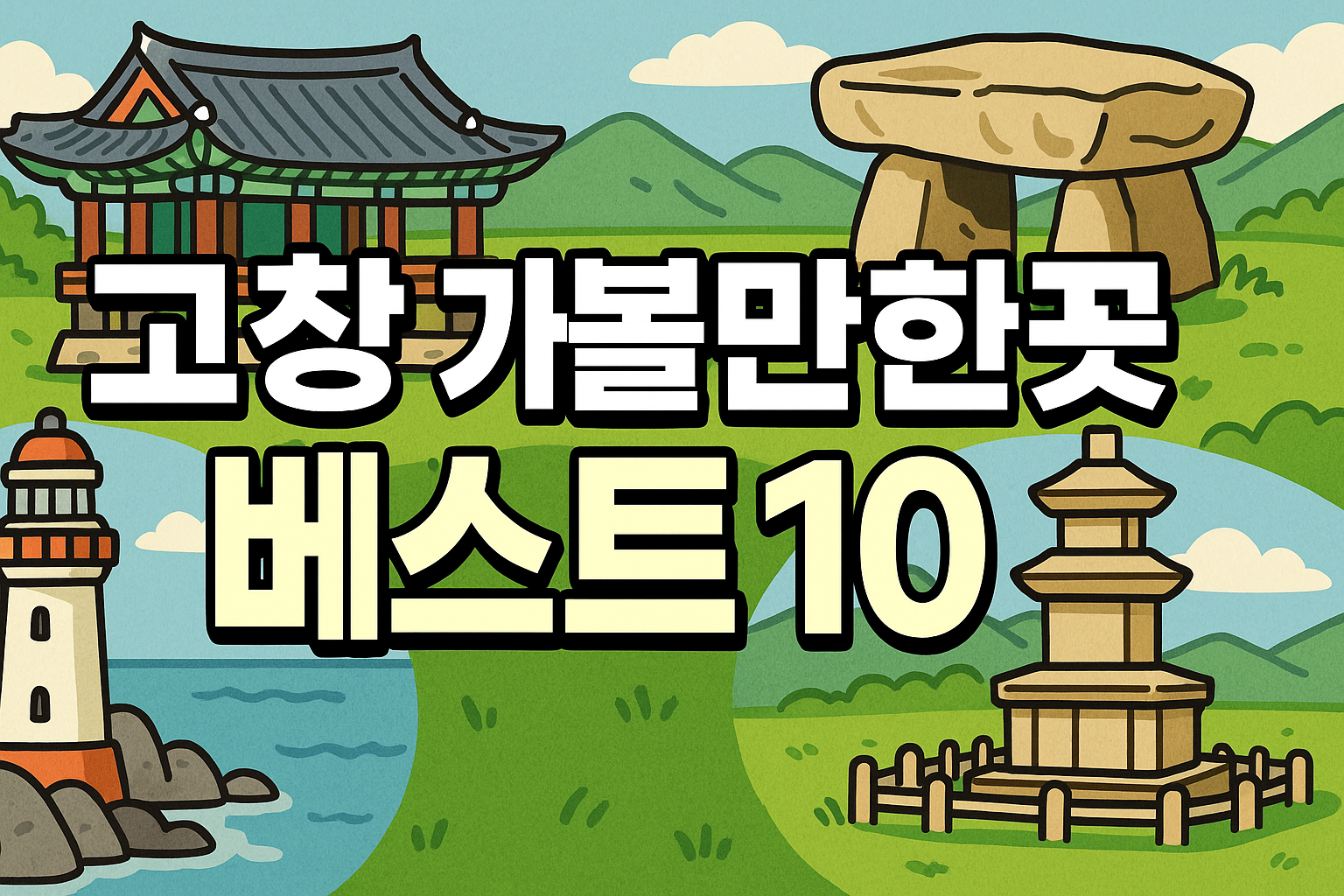 고창 가볼만한곳 베스트10