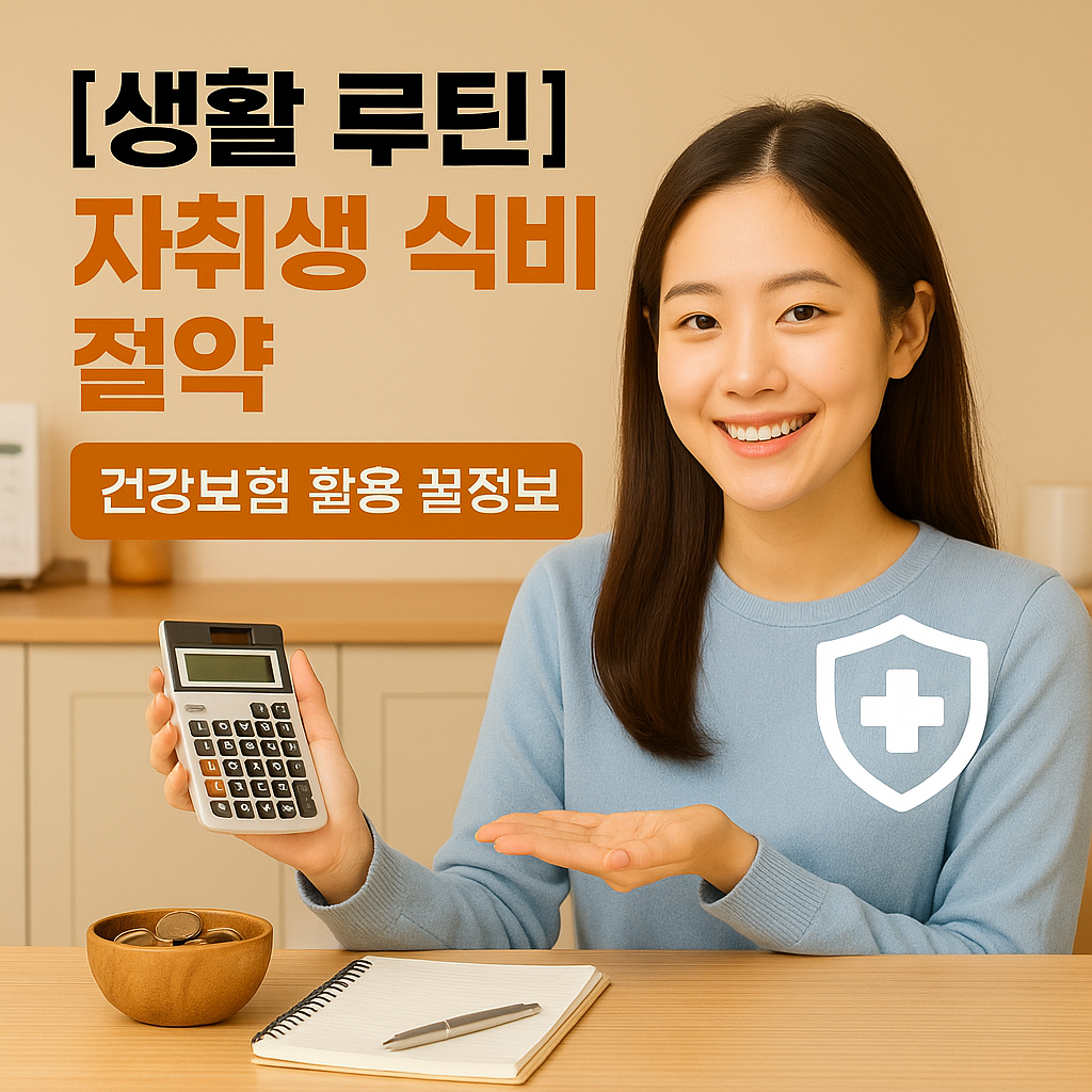 [생활 루틴] 자취생 식비 절약 ｜ 건강보험 활용 꿀정보 총정리