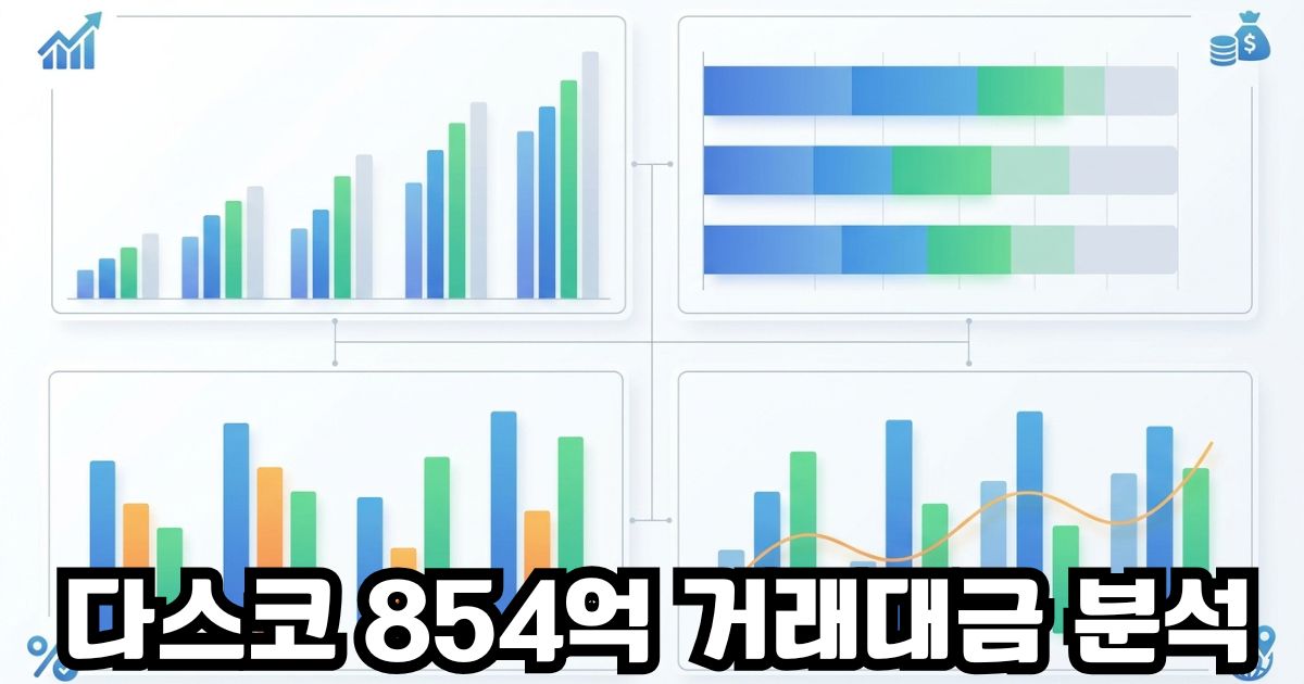 다스코 854억 거래대금 분석