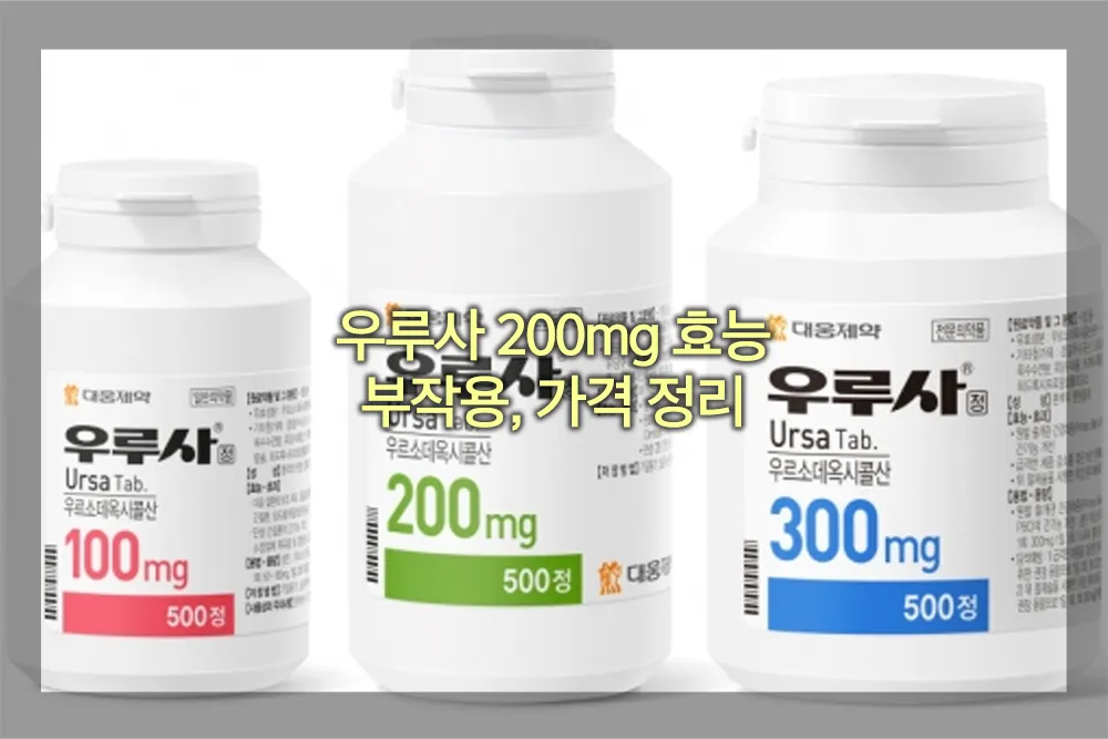 우루사 200mg 효능 부작용 가격