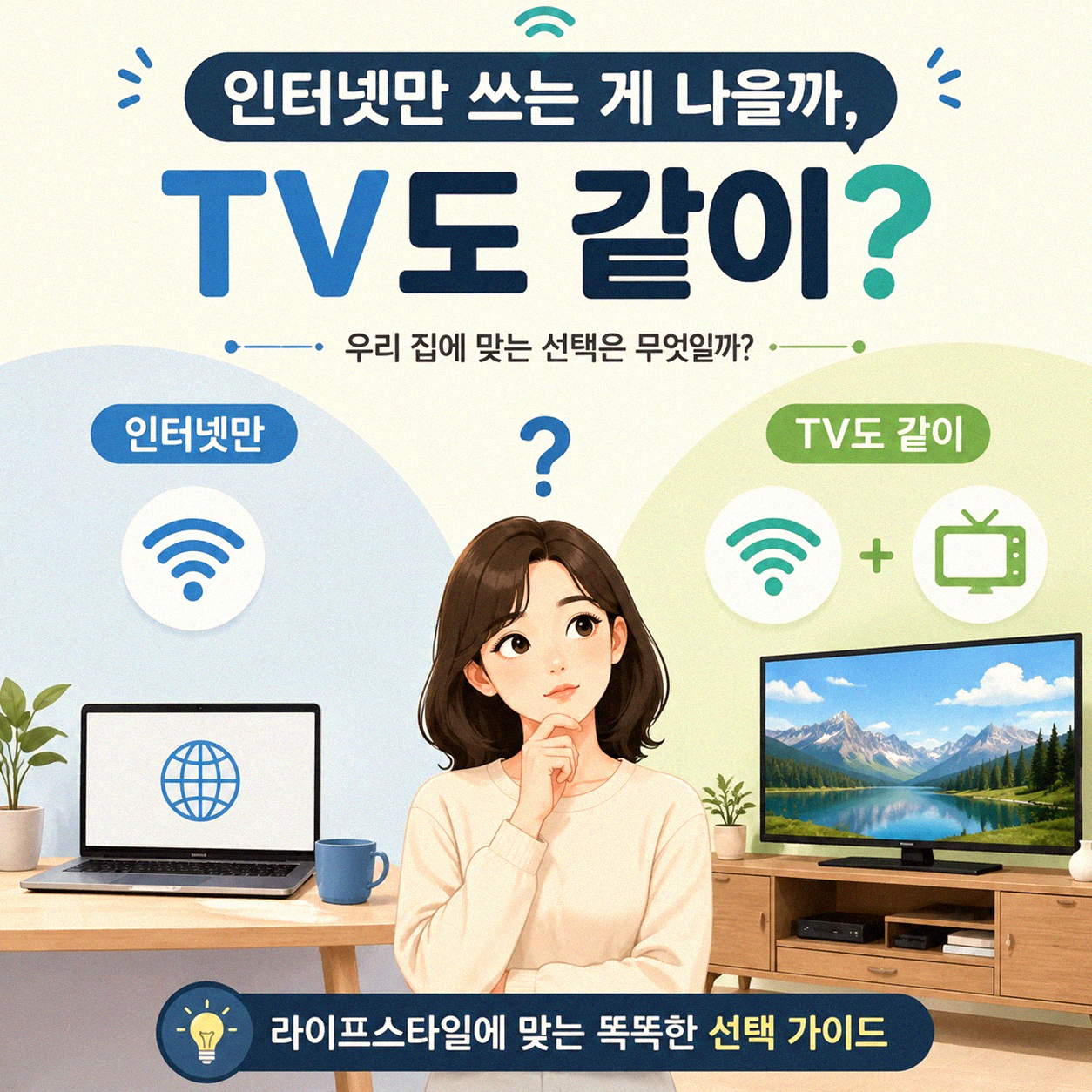 인터넷과 케이블 TV, 뭐가 나을까요