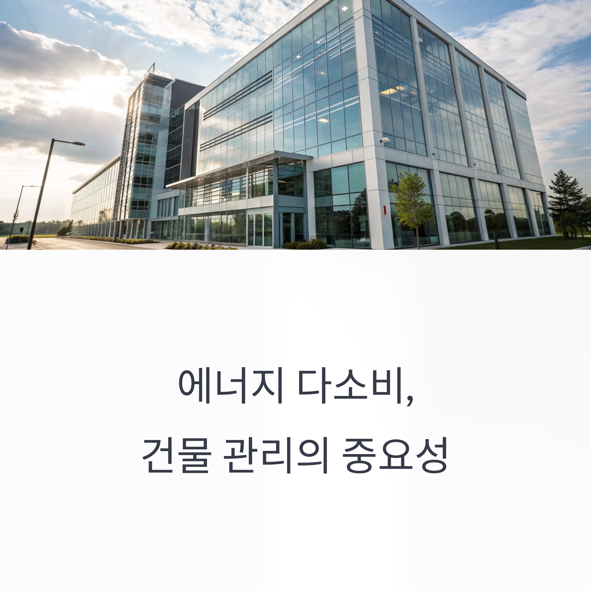 에너지 다소비 건물관리