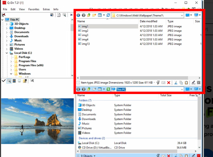 q-dir 다운로드 사이트 소개