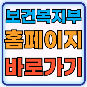 보건복지부 서비스 홈페이지 바로가기 아동 청소년 노인 출산 의료 장애인 정보 총정리