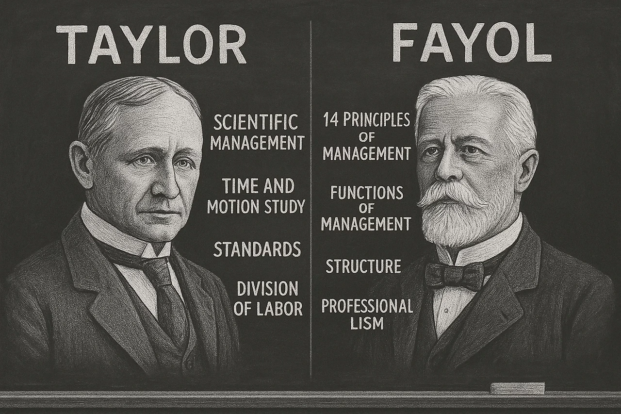 과학적 관리법과 행정관리론
