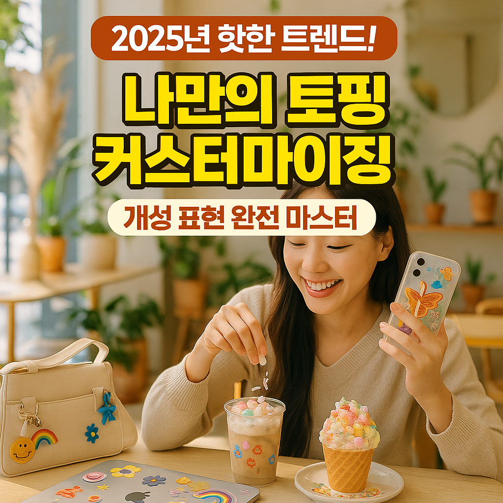 나만의 토핑 커스터마이징 - 개성 표현 완전 가이드