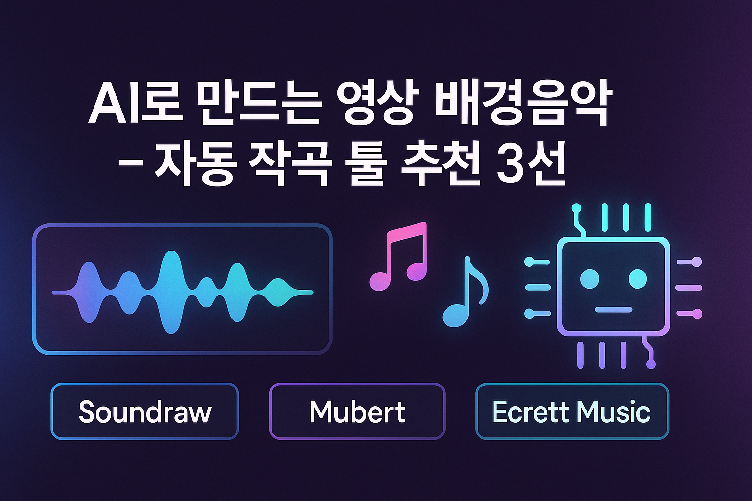AI 영상 배경음악 추천
