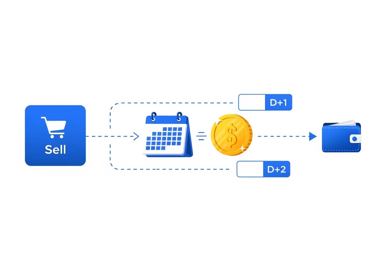 국내주식 매도후 입금