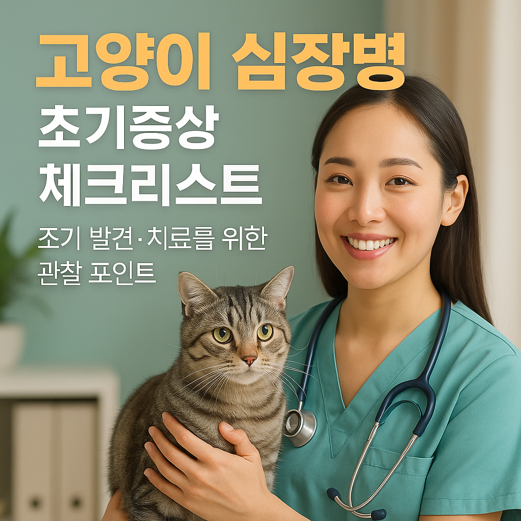 고양이 심장병 초기증상 체크리스트｜조기 발견&middot;치료를 위한 관찰 포인트