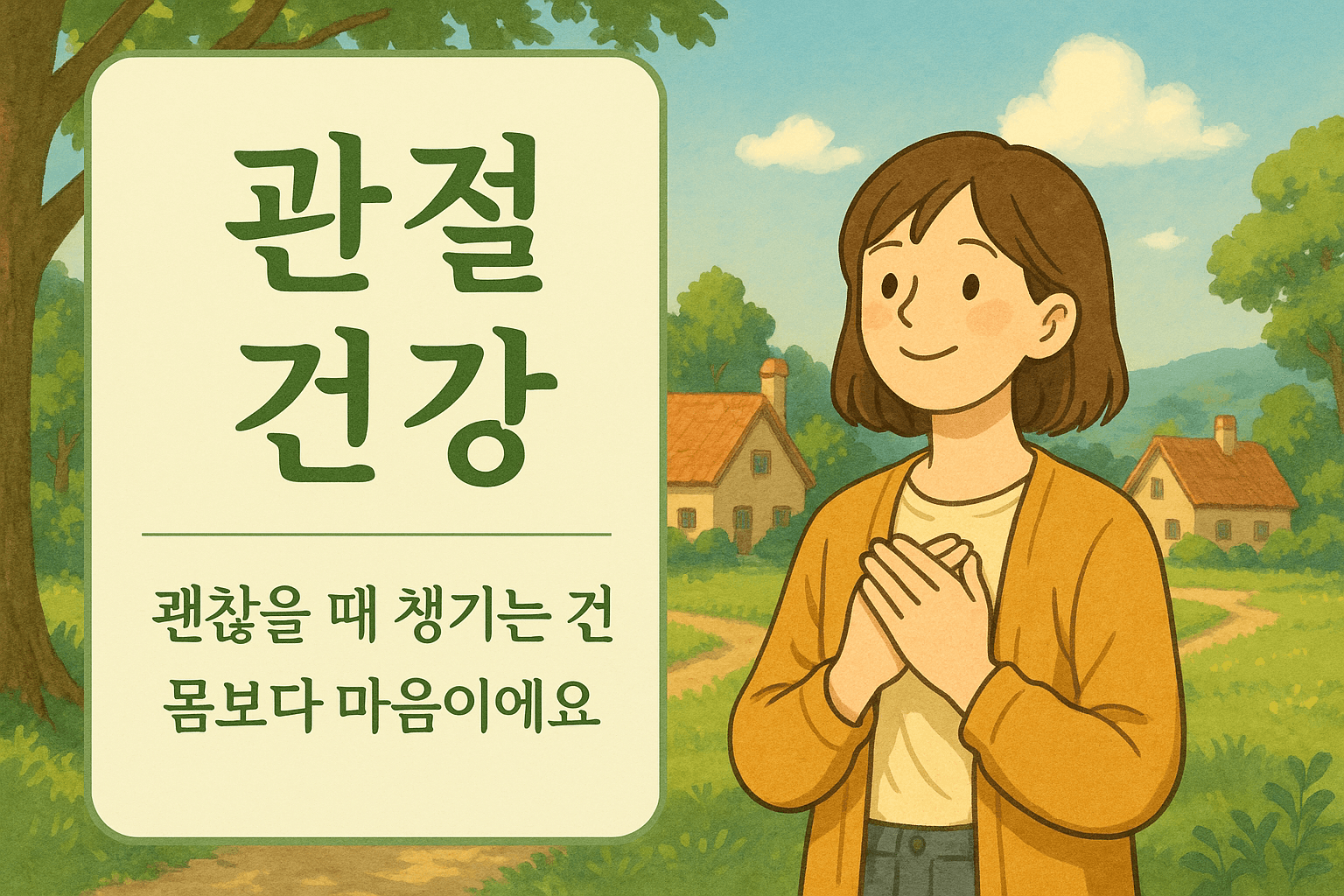 관절 건강 완전 정복! 음식부터 영양제