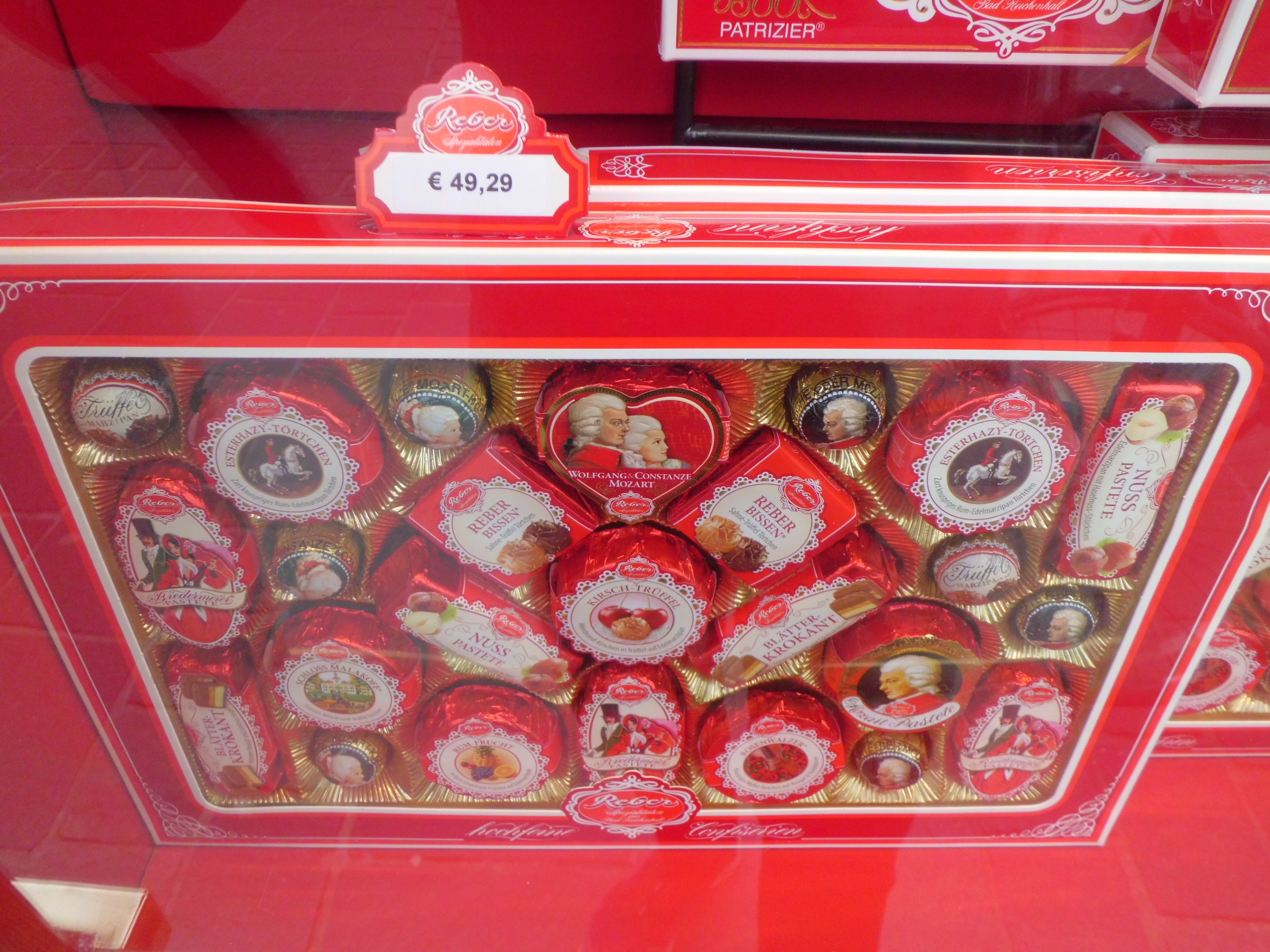 오스트리아 잘츠부르크 모차르트 초콜릿 가격