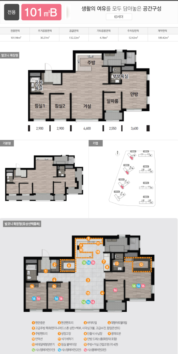 군산 신역세권 우미린 센텀오션 101B Type