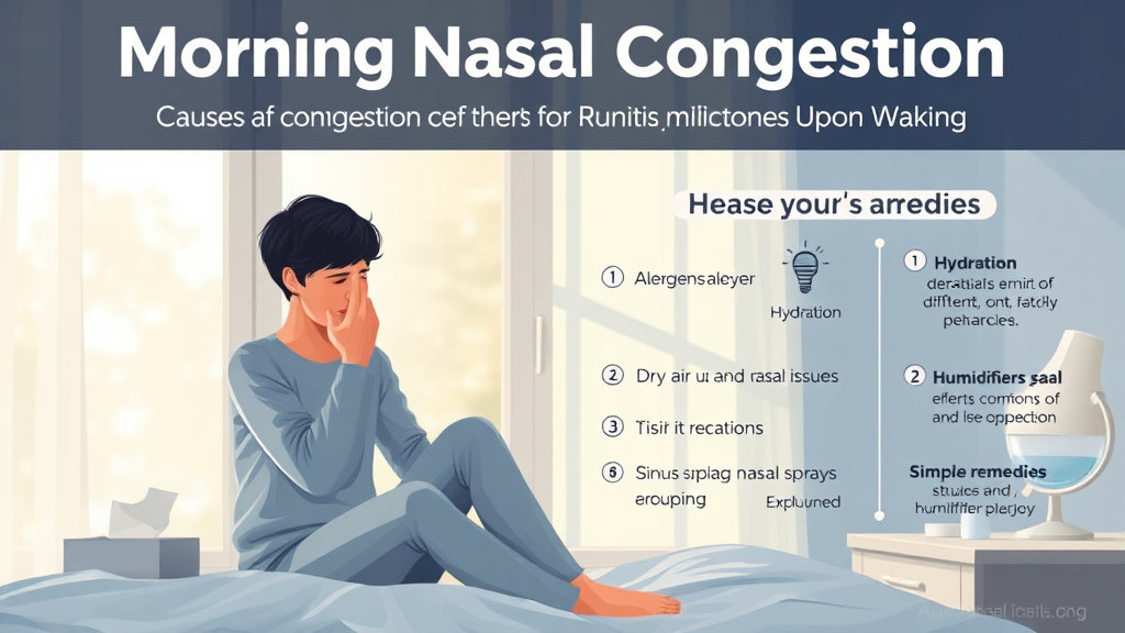 기상 직후 비염 증상의 원인