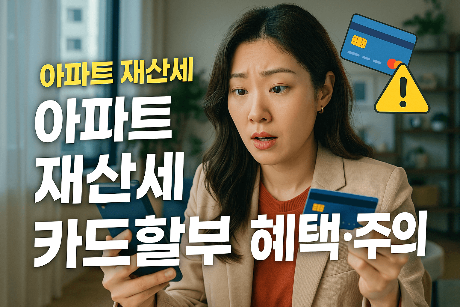 아파트 재산세 카드할부 혜택과 유의사항