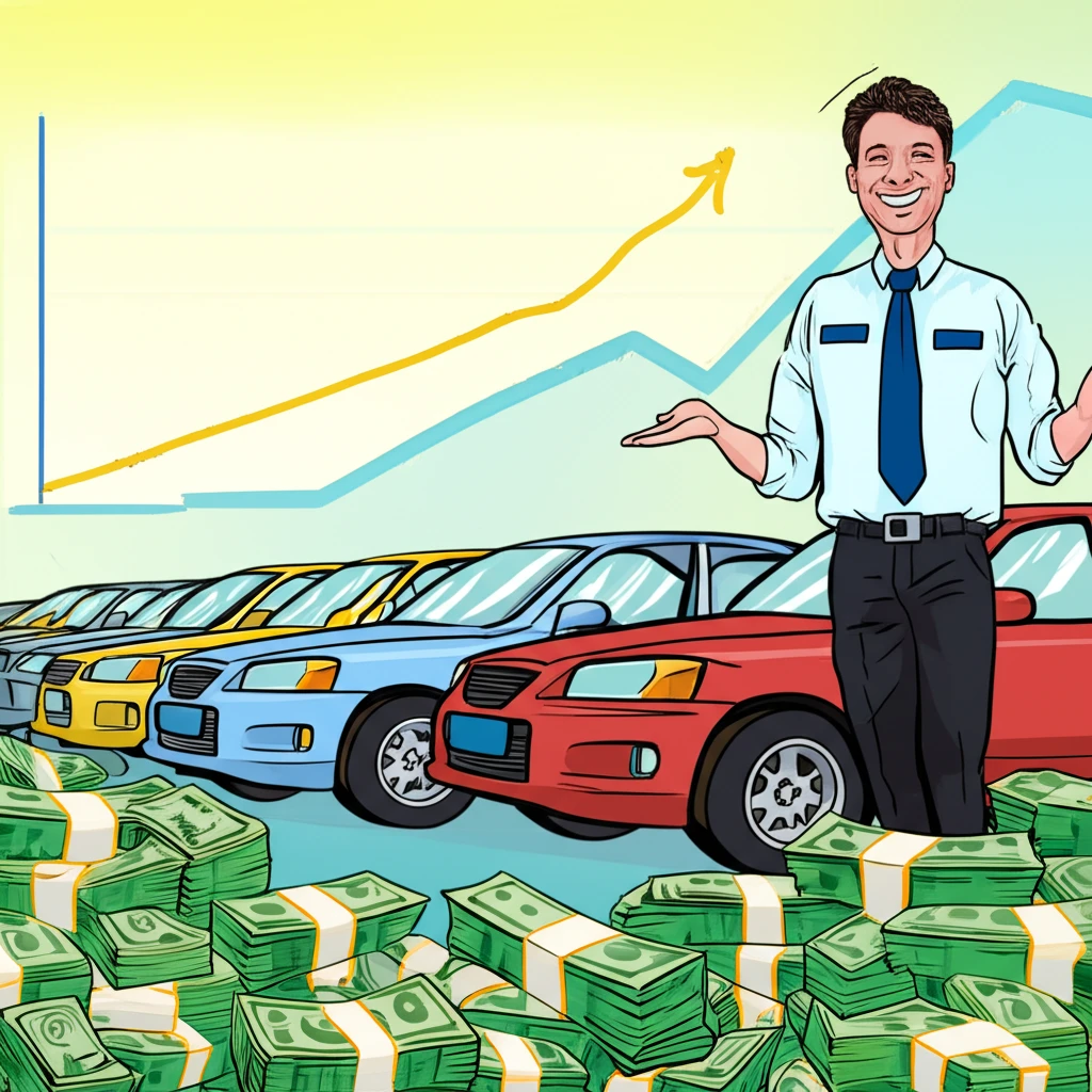 카바나, 웃음꽃 활짝! 중고차 시장,