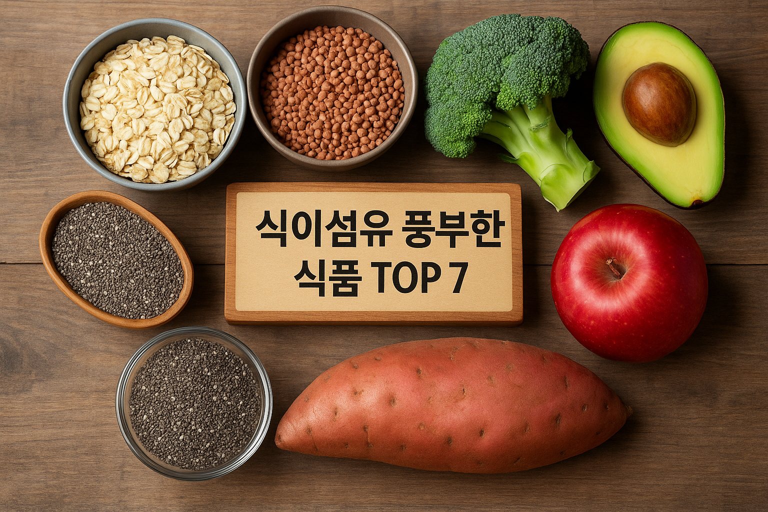 식이섬유 풍부한 식품 TOP 7, 건강을 지키는 자연의 선물