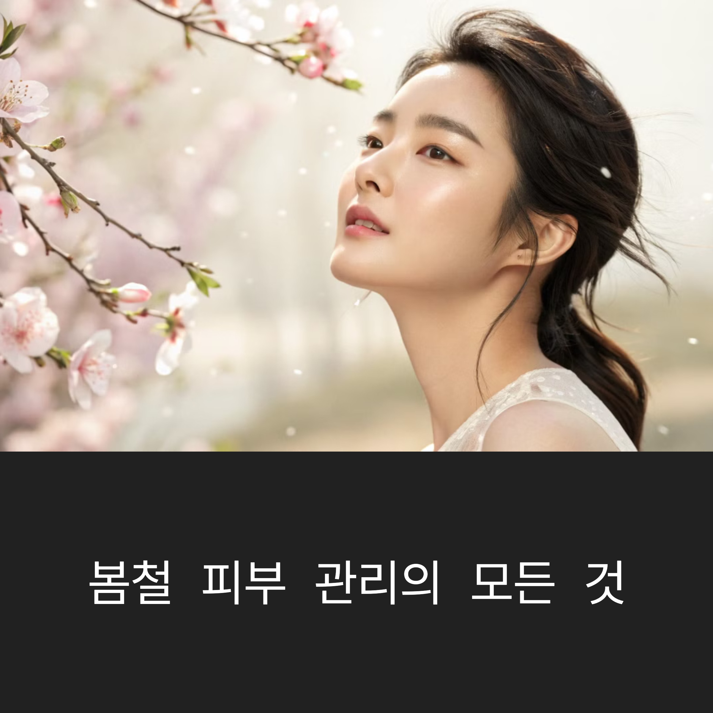 피부 트러블 폭발하는 봄, 해결책은 의외로 간단했다