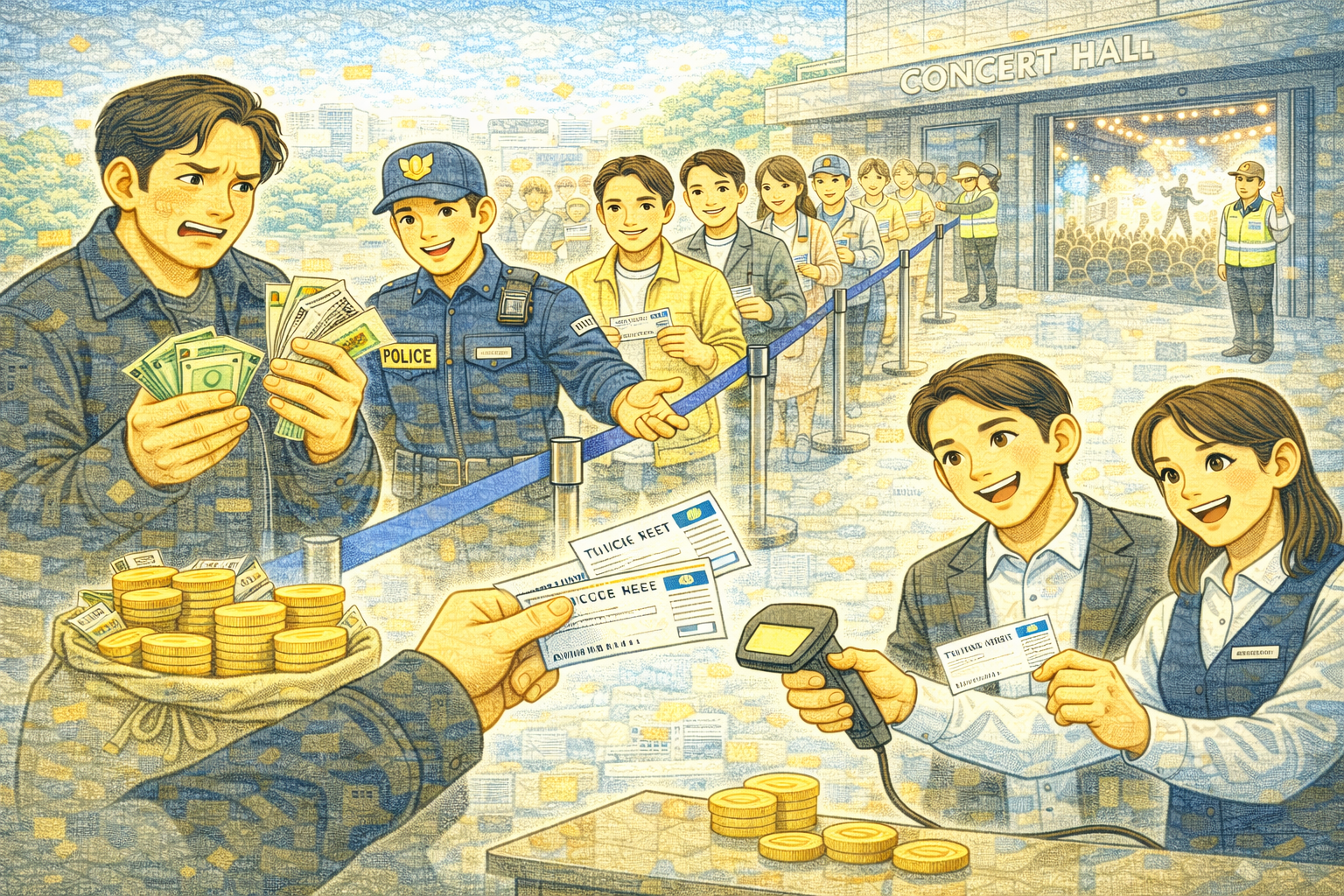 암표처벌 관련 사진첨부