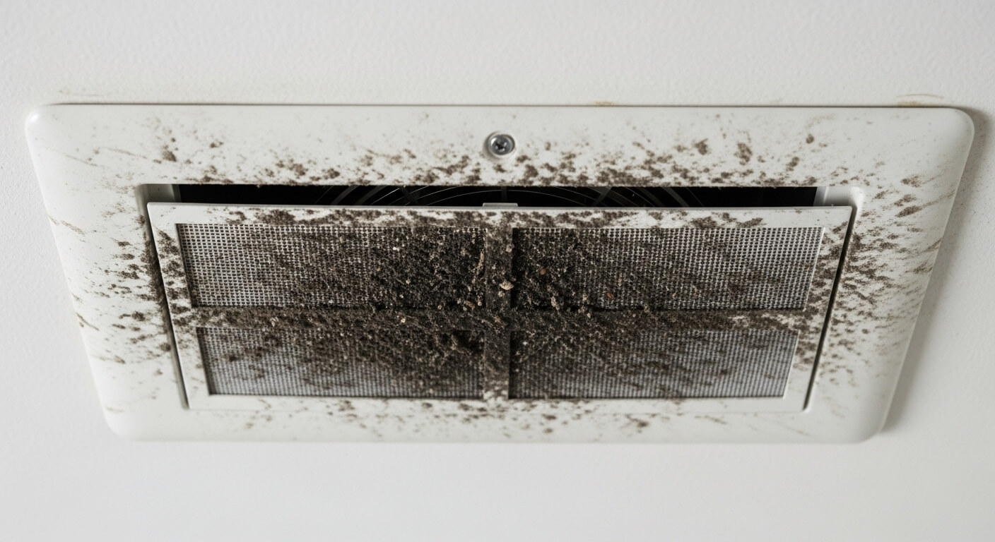 욕실 환풍기 먼지 제거하는 방법