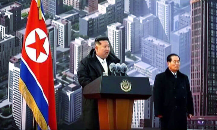김정은, 화성지구 3단계 시찰&hellip; 수도 개발의 새로운 전환점 강조