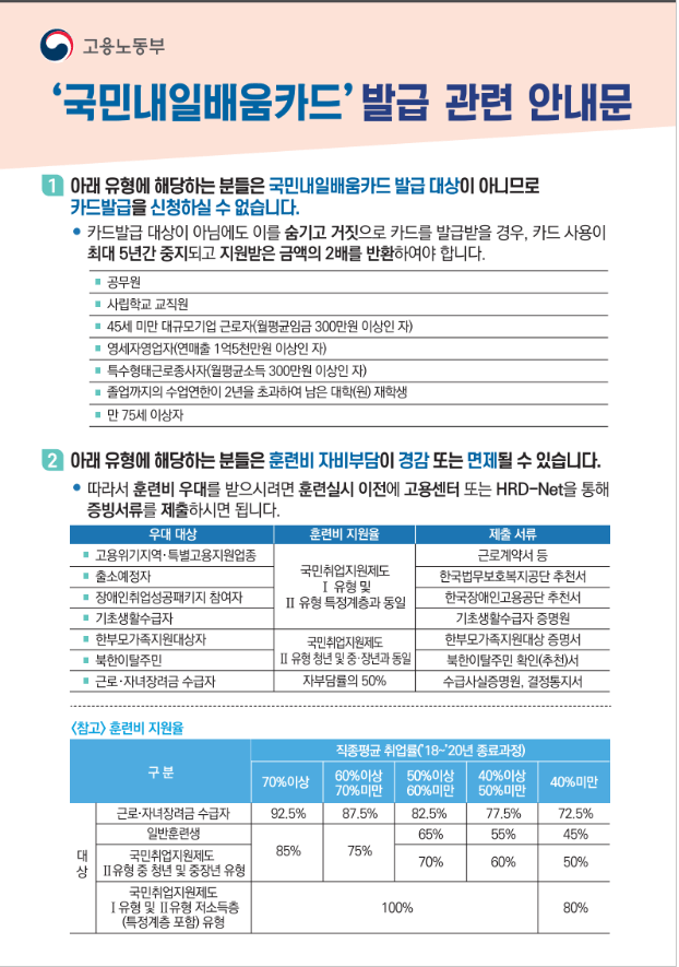 내일배움카드-발급신청-안내문-캡처-이미지