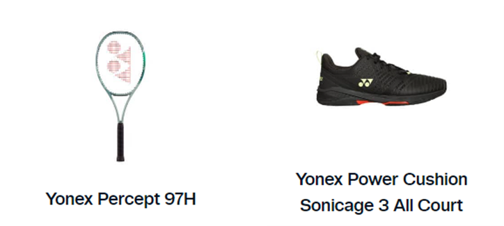 후베르트 후르카츠 테니스 장비