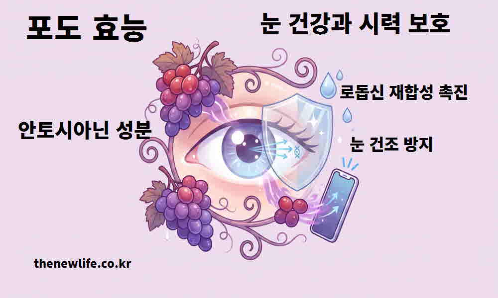 포도 효능 눈 건강 시력 보호